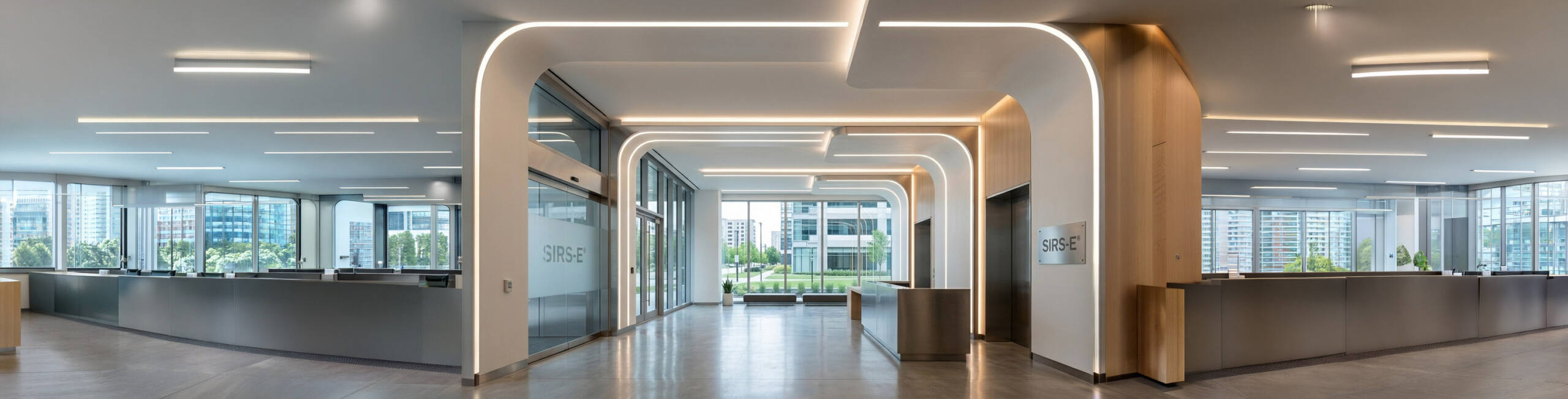 White LED Strip Lights Banner